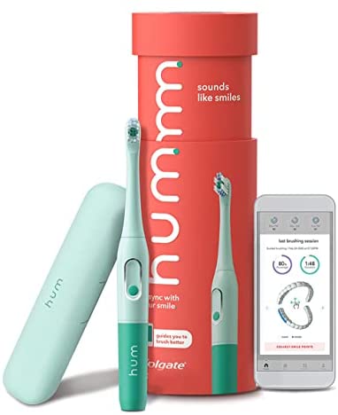 Smart Battery Toothbrush Kit, Sonic Toothbrush with Travel Case (Teal)