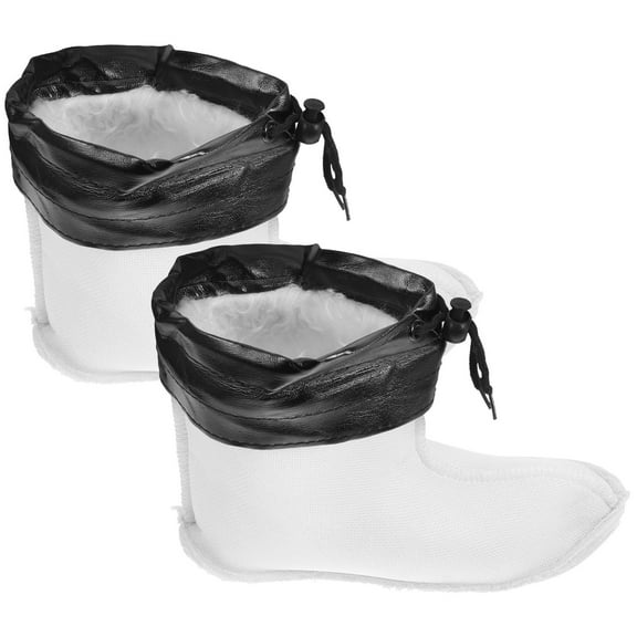 Milisten 1Pair Thermal Rain Boot Liners Detachable Warm Lining Covers for Rubber Boots Outdoor Use