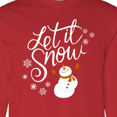 thumbnail image 4 of Inktastic Let It Snow Long Sleeve T-Shirt, 4 of 5