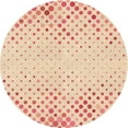 thumbnail image 1 of Ahgly Company Machine Washable Indoor Square Transitional Construction Cone Orange Area Rugs, 3' Square, 1 of 7