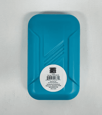 Your Zone Kids Reusable Slim Ice Pack for Food Storage, Lunch Box Ice Pack, Lightweight, Neon Aqua
