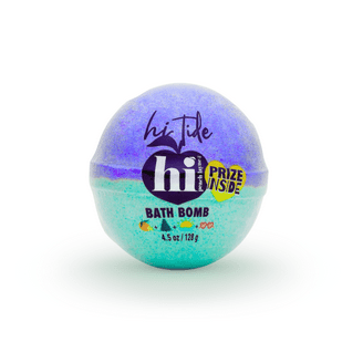 Hi Peach Layne Purple White Clean Beauty Aromatic Bath Bomb with