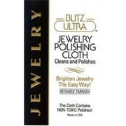 Blitz Manufacturing 8 x 10 in. Ultra Jewelry Polishing Cloth, Two Ply - Treated