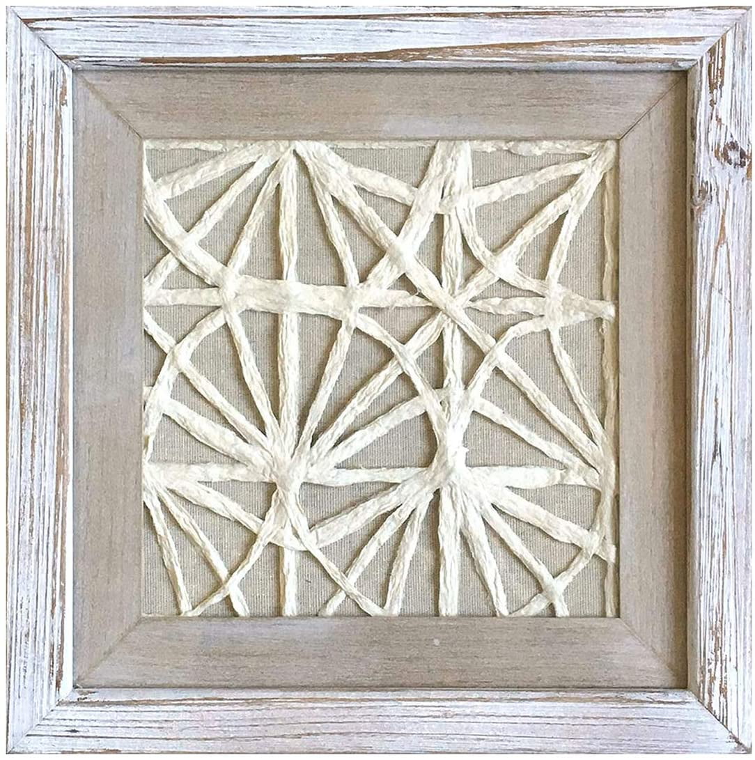 Shadow Box 16" x 20" Coffee-Colored with 3 Triangle Rings for Wall Hanging 