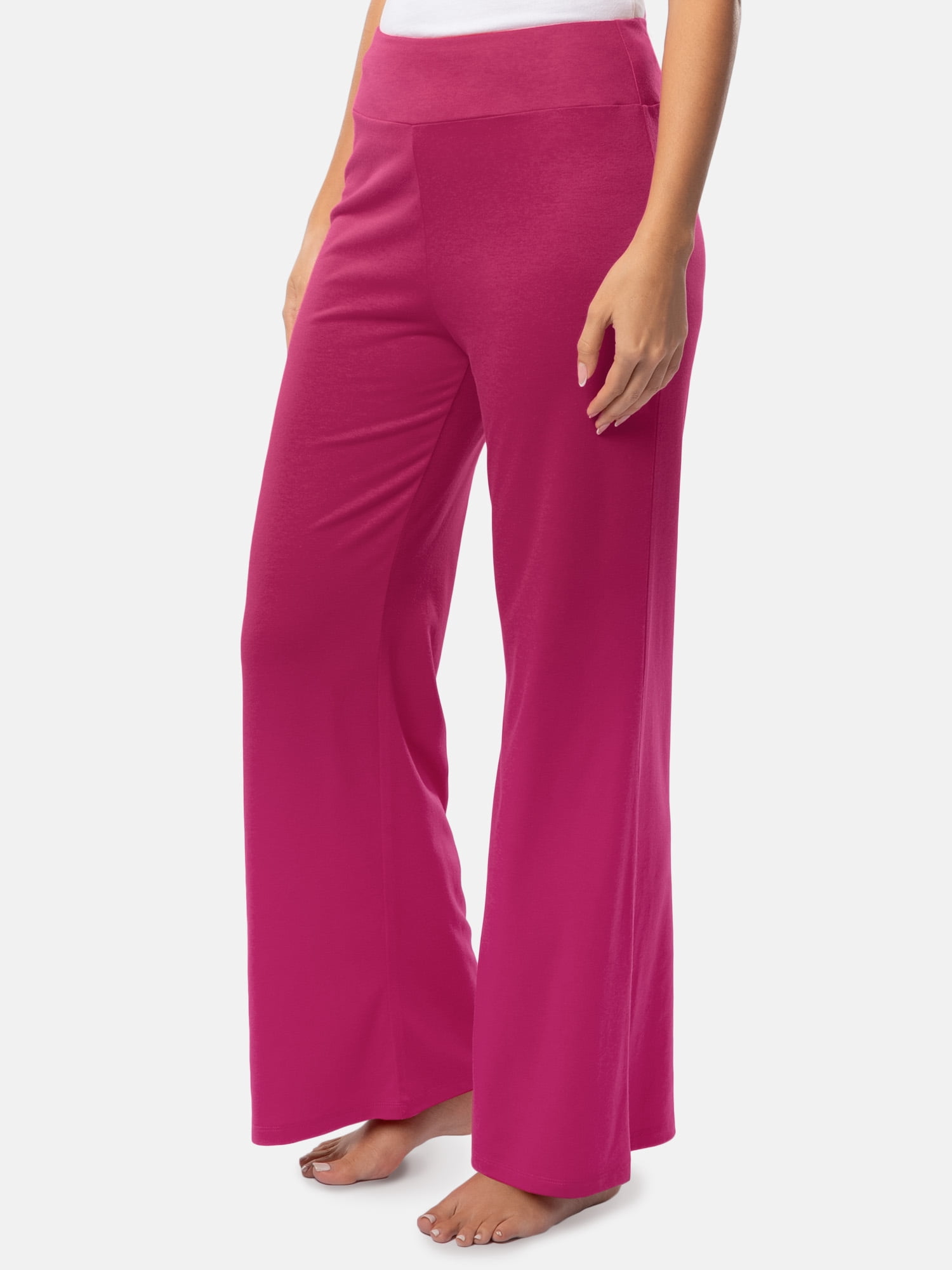 Fruit of the Loom Women's Breathable Short Sleeve Top and Pant Pajama Set, Sizes S-4X