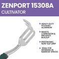 thumbnail image 4 of Zenport 15308A 3-Prong Cultivator, 14-Inch, Black - 3 Pack, 4 of 5