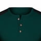thumbnail image 5 of Ceisia Men's Slim Fit Short Sleeve Henley Shirt Waffle Knit Contrast Panel Casual T-shirt Army Green XXXL Gifts, 5 of 6
