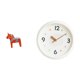 thumbnail image 1 of Figura decorativa de caballo Dalecarlian sueco con reloj de pared moderno, números , silencioso, ideal para la oficina en casa, o la, 1 of 8