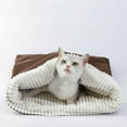 thumbnail image 4 of Self Warming Cat Bed Sleeping Bag, Cozy Soft Pet Mat with 360° Wrap Design, Washable Pet Snuggle Sack for Cats Kittens and Small Dogs, Indoor Winter Shelter, 65*45CM, 4 of 5