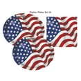 thumbnail image 6 of USA Flag Patriotic 4th of July Party Supplies Pack  USA Flag Appetizer Plates  USA Flag Napkins  Patriotic Appetizer Plates  Patriotic Napkins - Serves 16, 6 of 9