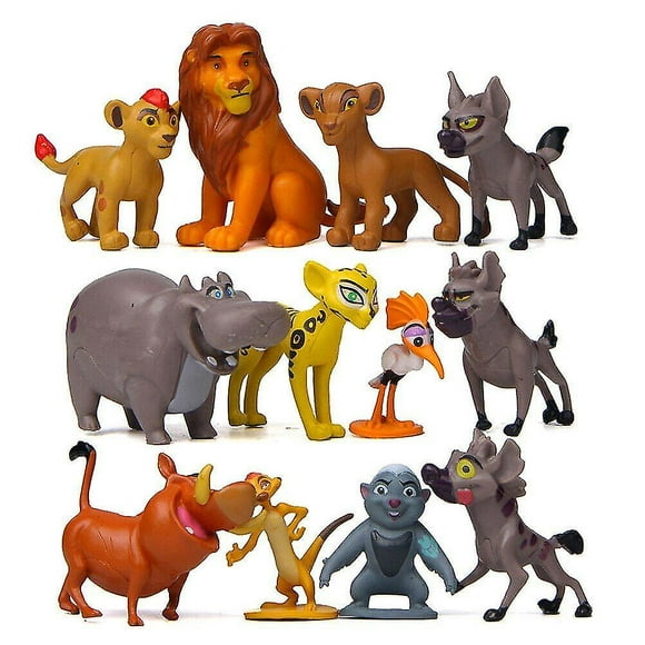 12pcs/set The Lion King Lion Guard Action Figure Playset Simba Kion Timon Pumbaa Doll Collection Model Toys Kids Gift-3