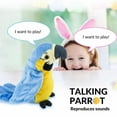 thumbnail image 4 of XUYAN Upgrade Newest Talking Parrot What You Say with Cute Voice Electronic Pet Talking Plush Toy Parrot for Child Kids Gift Toys for Christmas, Birthday, Holiday, Valentine's Day, 4 of 8