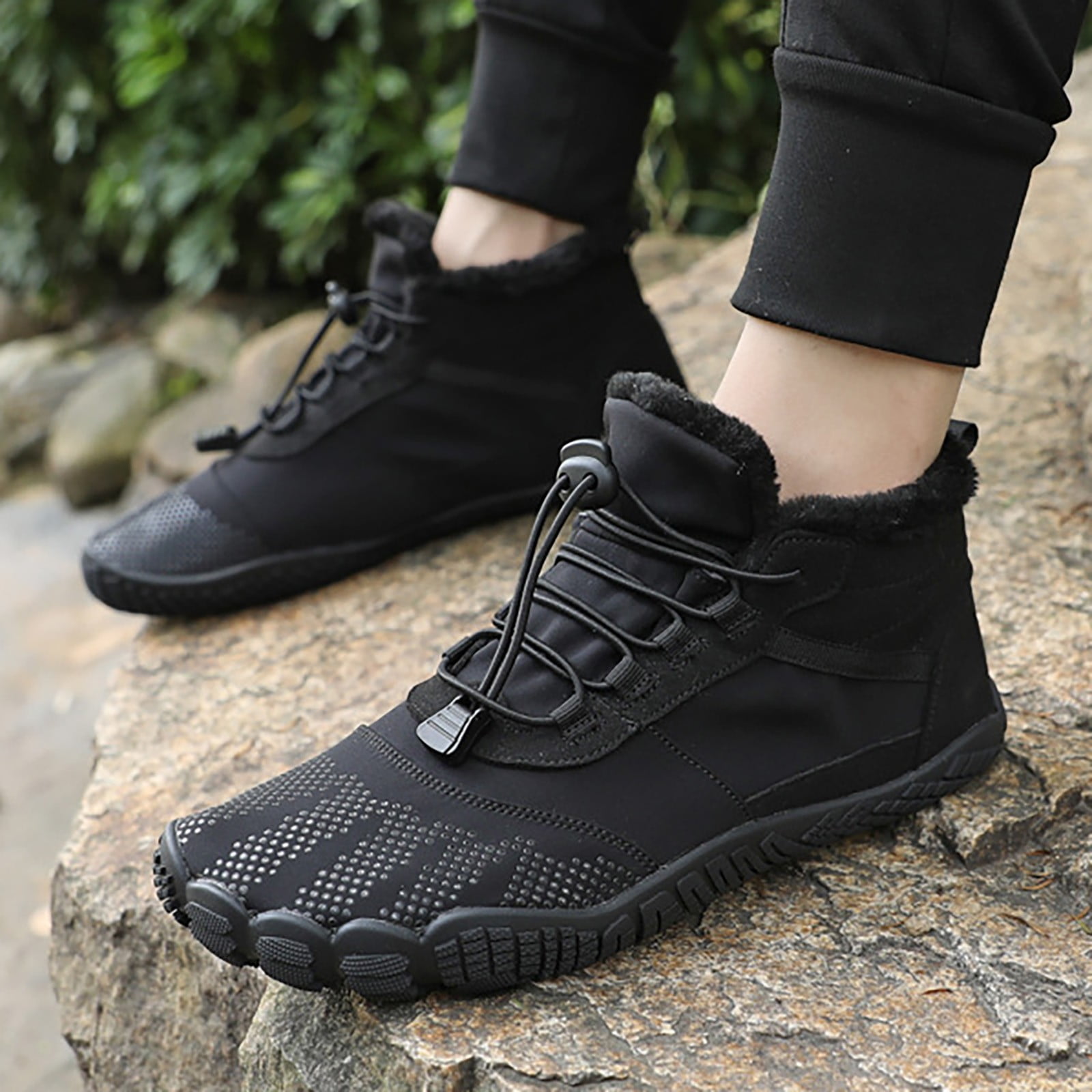 GDREDA Winter Footwear Barefoot Shoes Women Men Zero Drop Barefoot