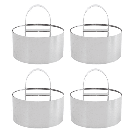 

Round Cake Ring Cake Molds Stainless Steel Mousse and Pastry Mini Baking Ring Mold Food Rings Cake Rings Dessert Rings Set