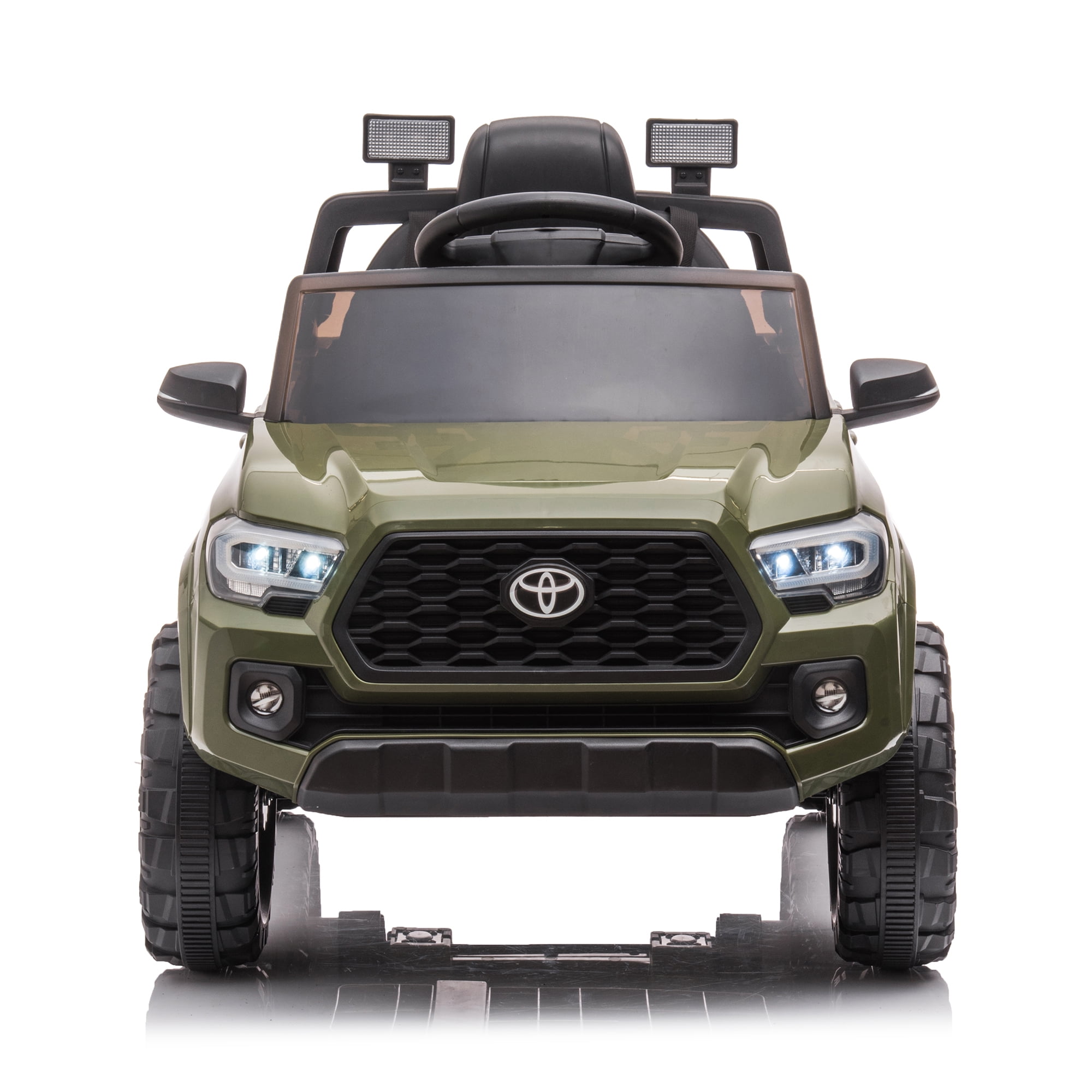 CIPACHO 12V Electric Cars for Kids, Licensed Toyota Tacoma Ride On Car, Remote Control Truck Car for Boys Girls, Battery Powered Kids' Vehicles with MP3, FM, LED Lights, Green CIPACHO 12V Electric Cars for Kids, Licensed Toyota Tacoma Ride On Car, Remote Control Truck Car for Boys Girls, Battery Powered Kids' Vehicles with MP3, FM, LED Lights, Green