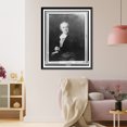 thumbnail image 3 of Historic Framed Print, [William Blake, half-length portrait, seated, facing slightly right], 17-7/8" x 21-7/8", 3 of 9