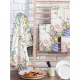 thumbnail image 2 of Easter Kitchen Dish Towels for Drying Dishes Set of 3, Spring Rabbit Ears Foot Colorful Eggs Leaf Floral Waffle Weave Microfiber Hand Tea Bathroom Towels Quick Dry & Absorbent Towel 15.7x23.6, 2 of 7