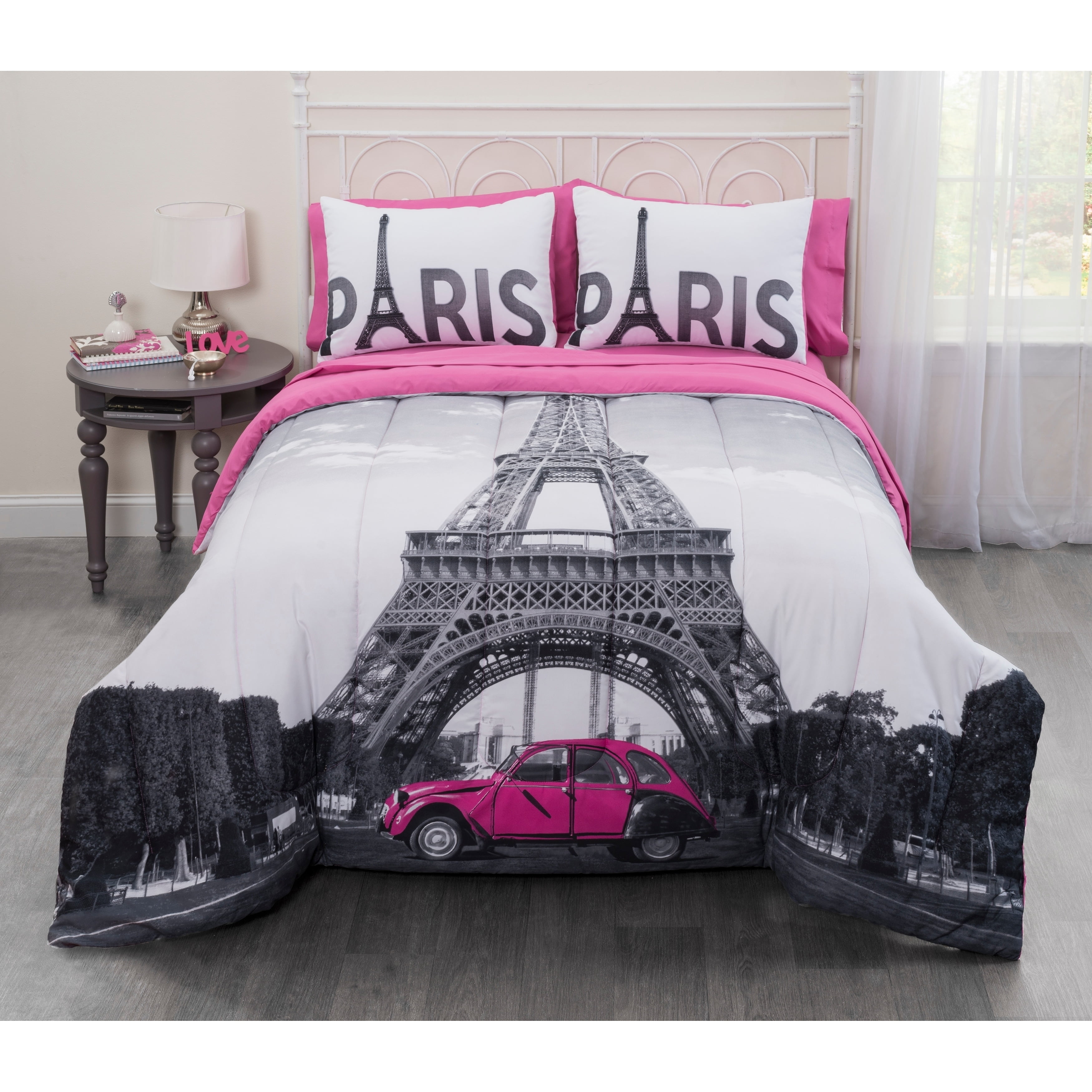eiffel tower comforter bed bath and beyond