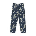 thumbnail image 4 of Goofa Daisies Flowers Printed Soft Pajama Pants for Men, Wide Leg Comfy Casual Lounge Yoga Pants-X-Large, 4 of 9