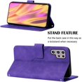 thumbnail image 4 of Case for Samsung Galaxy S22 Ultra Wallet Case with Card Holder Leather with Kickstand Card Slots Phone Case Durable Magnetic Shockproof Protective Cover for Samsung Galaxy S22 Ultra Purple YBS, 4 of 14