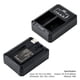 thumbnail image 2 of Cargador de batería JJC LP-E6 USB de doble ranura para cámaras Canon, 2 of 9