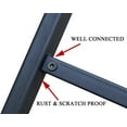 thumbnail image 5 of Entryway Shoe Rack with Cushioned Seat, 2 Shelves Storage Bench w/Faux Leather Top, Black, 5 of 6