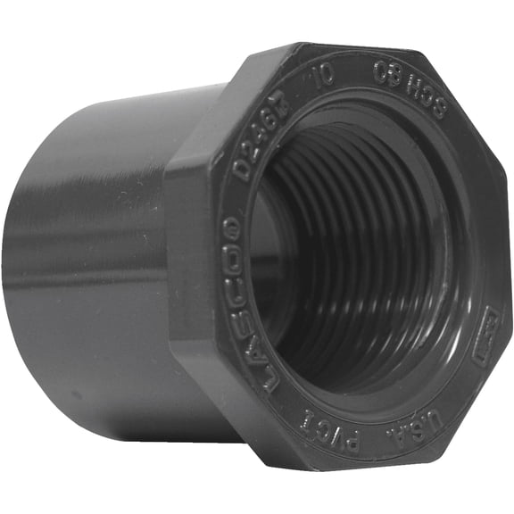 Charlotte Pipe 2 In. Spigot x 1-1/2 In. FIP Schedule 80 Reducing PVC Bushing