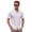 White, variant on GrmtClth Mens Vertical Ribbed Waffle Henley Shirt Casual Stand Collar Short Sleeve Button Down Top Lightweight Breathable Textured Solid Color Summer Daily Wear Fashion Tees White S