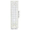 thumbnail image 3 of stanreset Ruler Embroidery Quilting Sewing Template Clothes Drawing Handmade Household Piecing Measuring Tool 15x60cm Black Yellow, 3 of 6