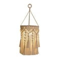 thumbnail image 2 of Pantalla de lámpara de macramé Fernando decoración colgante bohemio Con borlas altura 70cm, 2 of 8