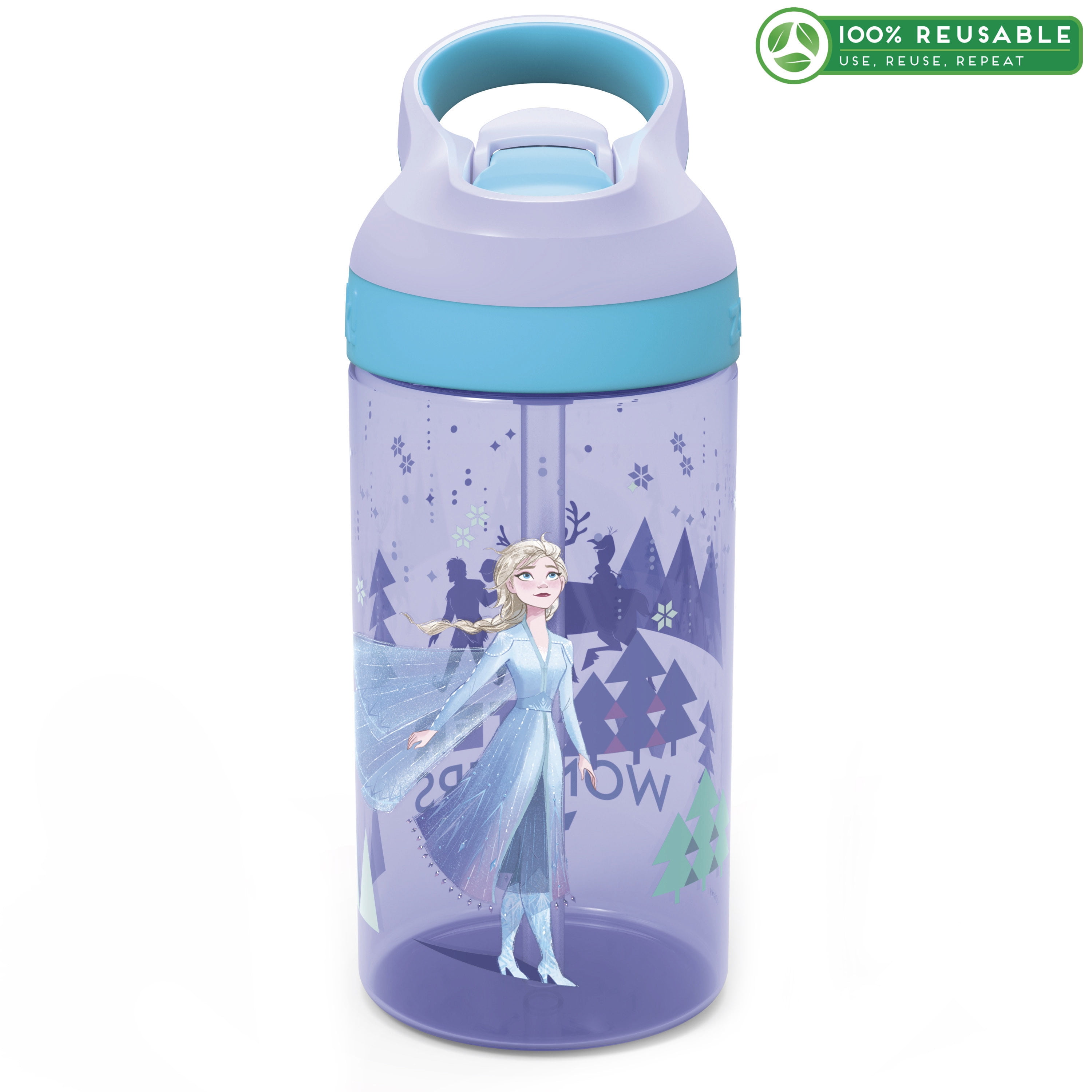 2-Pack Zak Designs Water Bottles Kids Disney Marvel Avengers 16 oz BPA Free 