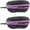 Purple 2pcs, variant on Zipper Hard Shell Sunglasses Cases, Portable Travel Eyeglasses Cases with Plastic Hook for Men Women