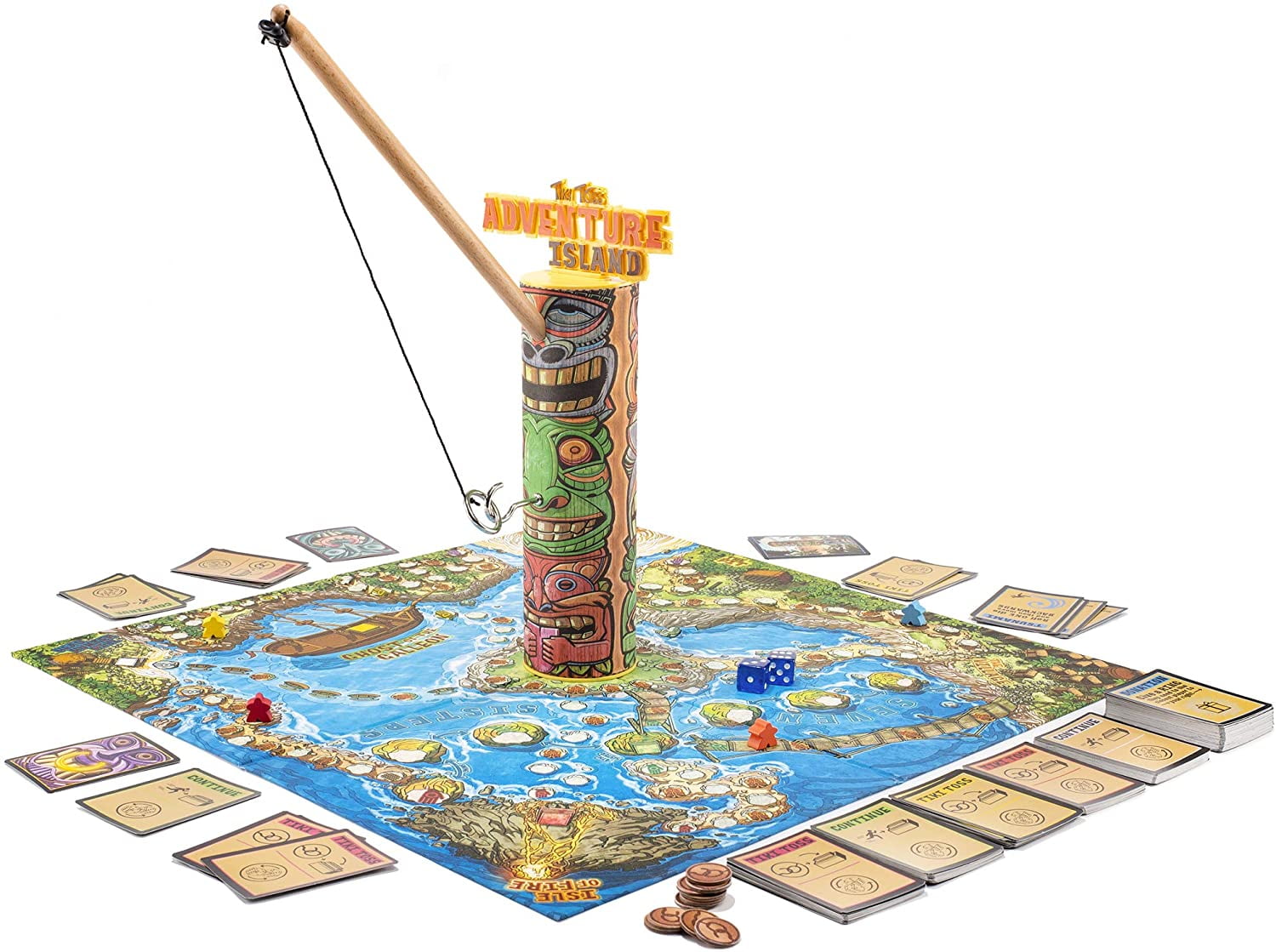 Tiki Toss Adventure Island Family Board Game - Walmart.com