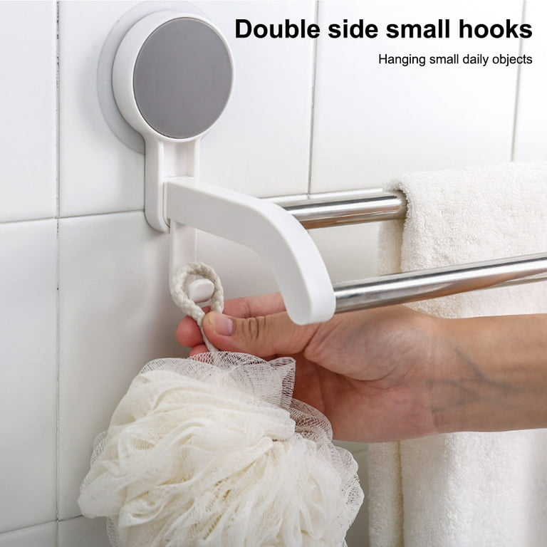 Bathroom Towel Holder Self Adhesive Towel Rack Toilet Towel Bar Hanger Wall  Hook