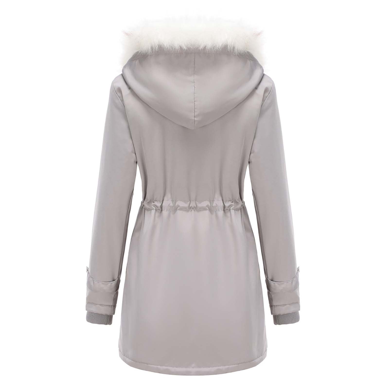 Lcziwo Plus Size Coats for Women Thicken Fleece Lined Parka