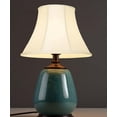thumbnail image 2 of 8x16x12" CLIP-ON FITTER Egg Shell Shantung Bell Lampshade, 2 of 5