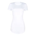 thumbnail image 5 of Summer Saving Clearance 2022! TIANEK Women Shirt Dress Yoga Running Printing Short Sleeve Crew Neck Shrinking Waist Dresses for Women Casual Long Dress, 5 of 9