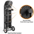thumbnail image 4 of Sure-Max Heavy Duty Round Top Hand Truck Dolly Cover, Woven Cotton/Polyester, 50" x 16", Black, 4 of 7