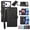 Black, variant on Mynvo Stylish for iPhone 18 Pro Max Case Wallet with Card Slots and Zipper Pocket, Hand Wrist + Crossbody Strap RFID Blocking Girls Women Phone Case for iPhone 18 Pro Max, Darkpurple