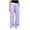 Purple, variant on HAOTAGS Girls Cargo Pants (5-15) Contrast Elastic Waist Multi Pocket Loose Wide Leg Sweatpants Casual Trousers Purple Size 14