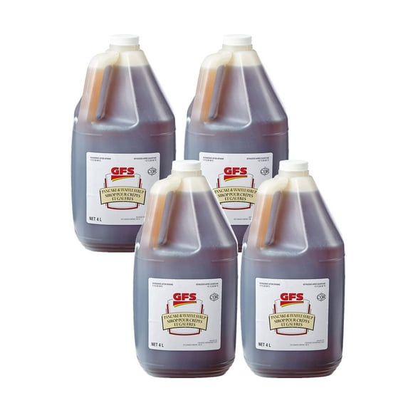 a2zchef Gordon Pancake & Waffle Syrup | Smooth & Rich Flavor | 4 Litre (4/Case)