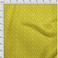 thumbnail image 3 of oneOone Viscose Jersey Medium Yellow Fabric Dots Quilting Supplies Print Sewing Fabric By The Yard 60 Inch Wide, 3 of 5