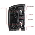 thumbnail image 3 of DNA Motoring For 14-19 Chevy Silverado Red Lens Rear Tail Light Brake Lamp Pair w/ Wiring Harness, 3 of 6