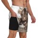 thumbnail image 2 of Fotbe Cute Cow Bath Traje de Baño para Hombre – Shorts de Natación de Secado Rápido con Forro y Bolsillos-XX-Large, 2 of 6