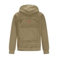 thumbnail image 5 of Backpack Hoodie for Men Cute Travel Hoodies Zip Up Long Sleeve Hooded Sweatshirt Fashion Casual Camp Outfits with Pockets, 5 of 6