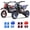 Blue+Red, variant on RIXOC DK-12 Electric Dirt Bike for Kids,3 Speed Modes up to 15.5 mph, Peak 700W 36V 5.2Ah Max 14Miles Electric Motorcycle for kids Ages 3-8,UL2272