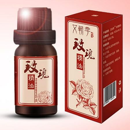 10 ml Rose Pure Essential Oil Deep Cleans Pores and Blackheads Skin Cleansing Relieves Tiredness and