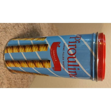 French Vanilla Creme - Pirouline French Vanilla Cream De Pirouline, Cream Filled Wafer Rolls,(3.25 Oz)
