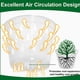 thumbnail image 4 of Contenedor Crecimiento Plantas Maceta para Orquídeas 5 Uds Con Drenaje Y Bandejas La Las Raíces, 4 of 9