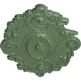 thumbnail image 3 of 30 1/2"W x 20"H x 1 1/2"P Strasbourg Ceiling Medallion Athenian Green Finished, 3 of 4